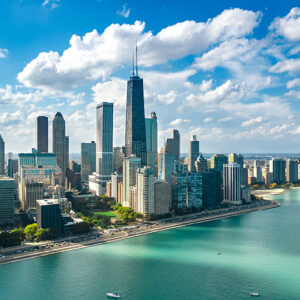 Daytime Skyline of Chicago Illinois